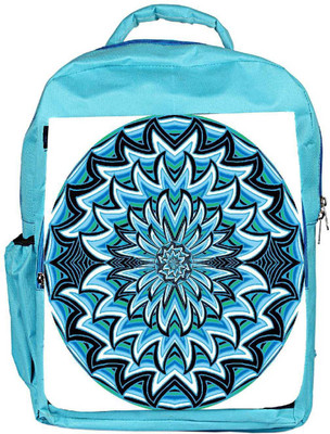 

Snoogg Eco Friendly Canvas Abstract Water Waves Background Vector Illustration Backpack Rucksack School Travel Unisex Casual Canvas Bag Bookbag Satchel 5 L Backpack(Blue)