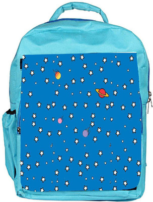 

Snoogg Eco Friendly Canvas Stars Phone Cover Backpack Rucksack School Travel Unisex Casual Canvas Bag Bookbag Satchel 5 L Backpack(Blue)