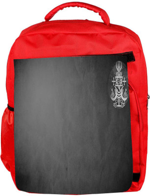 

Snoogg Eco Friendly Canvas Combined Religions Designer Backpack Rucksack School Travel Unisex Casual Canvas Bag Bookbag Satchel 5 L Backpack(Red)