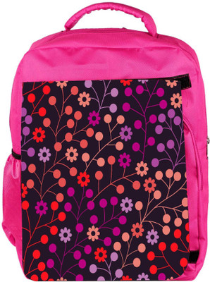 

Snoogg Eco Friendly Canvas Seamless Pattern With Leaf Copy That Square To The Side And Youll Get Seaml Backpack Rucksack School Travel Unisex Casual Canvas Bag Bookbag Satchel 5 L Backpack(Pink)