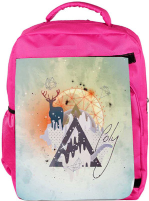 

Snoogg Eco Friendly Canvas Astro Cool Backpack Rucksack School Travel Unisex Casual Canvas Bag Bookbag Satchel 5 L Backpack(Pink)