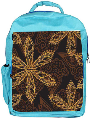 

Snoogg Eco Friendly Canvas Seamless Texture With Flowers And Butterflies Endless Floral Pattern Backpack Rucksack School Travel Unisex Casual Canvas Bag Bookbag Satchel 5 L Backpack(Blue)