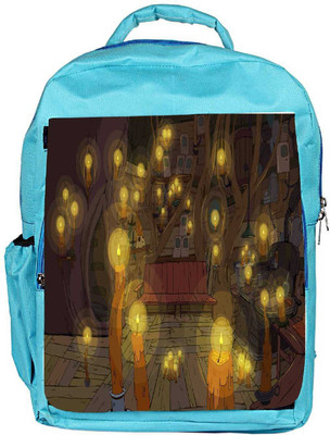 

Snoogg Eco Friendly Canvas Adventure Time Designer Backpack Rucksack School Travel Unisex Casual Canvas Bag Bookbag Satchel 5 L Backpack(Blue)