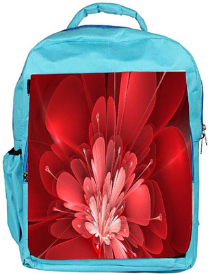 

Snoogg Eco Friendly Canvas Fractal Flower Digital Art Designer Backpack Rucksack School Travel Unisex Casual Canvas Bag Bookbag Satchel 5 L Backpack(Blue)
