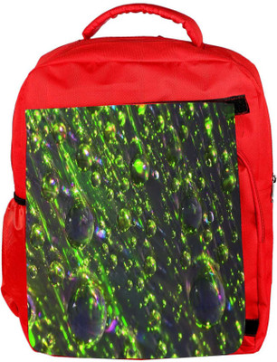 

Snoogg Eco Friendly Canvas Abstract Texture Drops Backpack Rucksack School Travel Unisex Casual Canvas Bag Bookbag Satchel 5 L Backpack(Red)