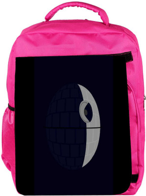 

Snoogg Eco Friendly Canvas Satellite Moon Backpack Rucksack School Travel Unisex Casual Canvas Bag Bookbag Satchel 5 L Backpack(Pink)