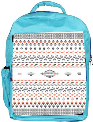 

Snoogg Eco Friendly Canvas Minimal Zoyd Aztec Backpack Rucksack School Travel Unisex Casual Canvas Bag Bookbag Satchel 5 L Backpack(Blue)