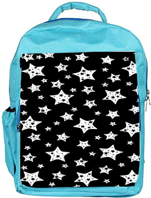 

Snoogg Eco Friendly Canvas Star Pattern 2438 Backpack Rucksack School Travel Unisex Casual Canvas Bag Bookbag Satchel 5 L Backpack(Blue)