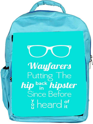 

Snoogg Eco Friendly Canvas Wayfarers Cooler Before You Know Backpack Rucksack School Travel Unisex Casual Canvas Bag Bookbag Satchel 5 L Backpack(Blue)