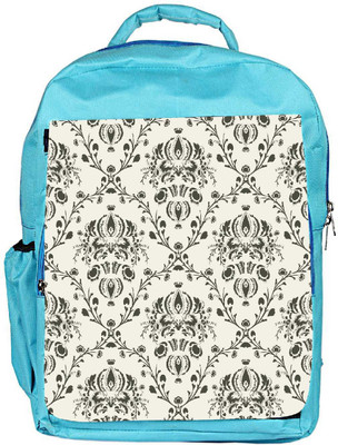 

Snoogg Eco Friendly Canvas Green Pattern Designer Backpack Rucksack School Travel Unisex Casual Canvas Bag Bookbag Satchel 5 L Backpack(Blue)