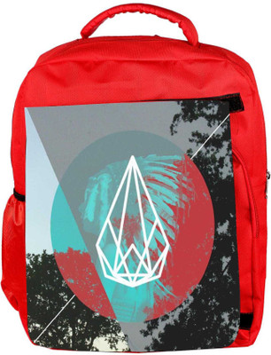 

Snoogg Eco Friendly Canvas Red Indian Spaz Backpack Rucksack School Travel Unisex Casual Canvas Bag Bookbag Satchel 5 L Backpack(Red)