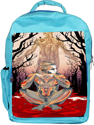 

Snoogg Eco Friendly Canvas Thinker'S Soul Backpack Rucksack School Travel Unisex Casual Canvas Bag Bookbag Satchel 5 L Backpack(Blue)