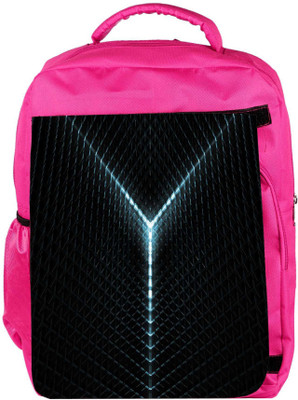 

Snoogg Eco Friendly Canvas Abstract Lights Designer Backpack Rucksack School Travel Unisex Casual Canvas Bag Bookbag Satchel 5 L Backpack(Pink)