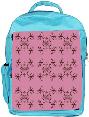 

Snoogg Eco Friendly Canvas Abstract Cream Pink Pattern Designer Backpack Rucksack School Travel Unisex Casual Canvas Bag Bookbag Satchel 5 L Backpack(Blue)