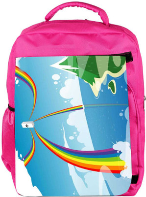 

Snoogg Eco Friendly Canvas Beach Energy Goodness 2524 Backpack Rucksack School Travel Unisex Casual Canvas Bag Bookbag Satchel 5 L Backpack(Pink)