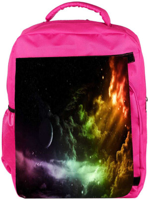

Snoogg Eco Friendly Canvas Amazing Wallpapers Of Heaven Designer Backpack Rucksack School Travel Unisex Casual Canvas Bag Bookbag Satchel 5 L Backpack(Pink)
