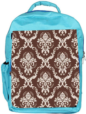 

Snoogg Eco Friendly Canvas Brown Pattern Designer Backpack Rucksack School Travel Unisex Casual Canvas Bag Bookbag Satchel 5 L Backpack(Blue)
