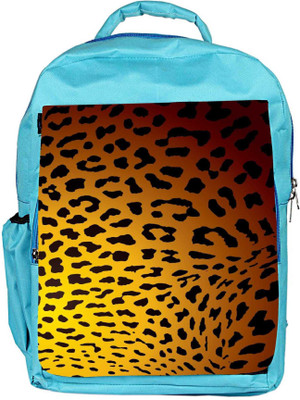 

Snoogg Eco Friendly Canvas Leopard Print Backpack Rucksack School Travel Unisex Casual Canvas Bag Bookbag Satchel 5 L Backpack(Blue)