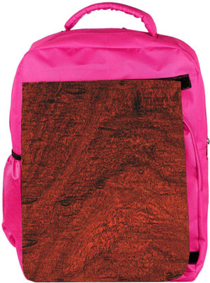 

Snoogg Eco Friendly Canvas Abstract Wood Color Designer Backpack Rucksack School Travel Unisex Casual Canvas Bag Bookbag Satchel 5 L Backpack(Pink)