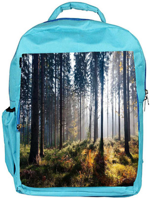 

Snoogg Eco Friendly Canvas Dense Forest In Sunlight Designer Backpack Rucksack School Travel Unisex Casual Canvas Bag Bookbag Satchel 5 L Backpack(Blue)