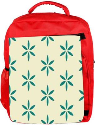 

Snoogg Eco Friendly Canvas Green In Cream Designer Backpack Rucksack School Travel Unisex Casual Canvas Bag Bookbag Satchel 5 L Backpack(Red)