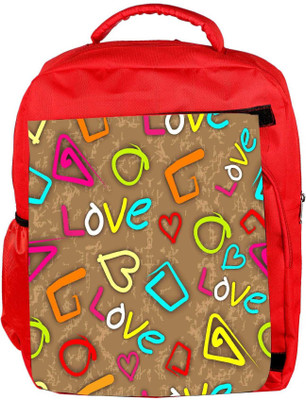 

Snoogg Eco Friendly Canvas Green Flower Designer Backpack Rucksack School Travel Unisex Casual Canvas Bag Bookbag Satchel 5 L Backpack(Red)