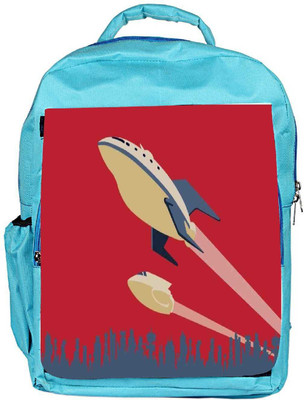 

Snoogg Eco Friendly Canvas Future Jets 2510 Backpack Rucksack School Travel Unisex Casual Canvas Bag Bookbag Satchel 5 L Backpack(Blue)