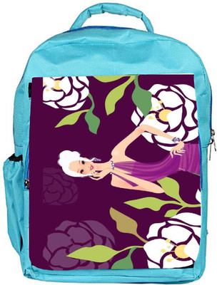 

Snoogg Eco Friendly Canvas Urban Chic 2489 Backpack Rucksack School Travel Unisex Casual Canvas Bag Bookbag Satchel 5 L Backpack(Blue)