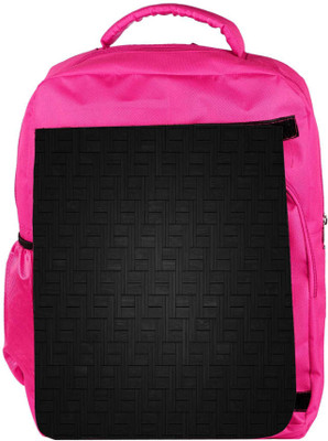 

Snoogg Eco Friendly Canvas Dark Black Floor Design Designer Backpack Rucksack School Travel Unisex Casual Canvas Bag Bookbag Satchel 5 L Backpack(Pink)