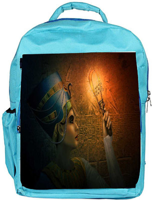 

Snoogg Eco Friendly Canvas Cleopatra Digital Designer Backpack Rucksack School Travel Unisex Casual Canvas Bag Bookbag Satchel 5 L Backpack(Blue)