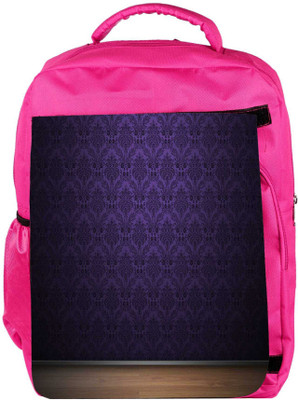

Snoogg Eco Friendly Canvas Purple Wall Pattern Design Designer Backpack Rucksack School Travel Unisex Casual Canvas Bag Bookbag Satchel 5 L Backpack(Pink)