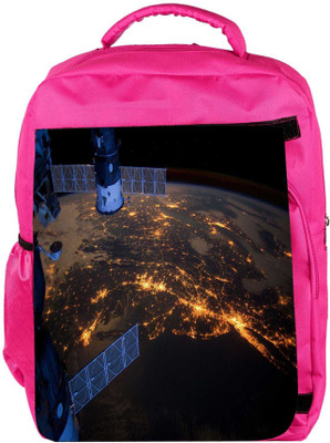 

Snoogg Eco Friendly Canvas Day And Night Designer Backpack Rucksack School Travel Unisex Casual Canvas Bag Bookbag Satchel 5 L Backpack(Pink)