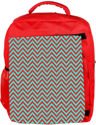 

Snoogg Eco Friendly Canvas Green And Red Strips Designer Backpack Rucksack School Travel Unisex Casual Canvas Bag Bookbag Satchel 5 L Backpack(Red)