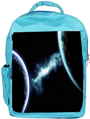 

Snoogg Eco Friendly Canvas Deep Space Backpack Rucksack School Travel Unisex Casual Canvas Bag Bookbag Satchel 5 L Backpack(Blue)