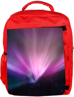 

Snoogg Eco Friendly Canvas Abstract Galaxy Design Designer Backpack Rucksack School Travel Unisex Casual Canvas Bag Bookbag Satchel 5 L Backpack(Red)