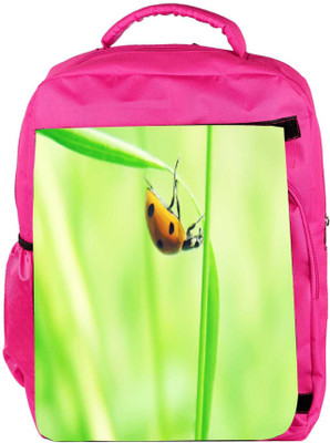 

Snoogg Eco Friendly Canvas Beatel In Yellow Designer Backpack Rucksack School Travel Unisex Casual Canvas Bag Bookbag Satchel 5 L Backpack(Pink)