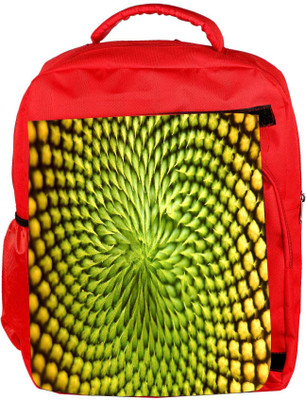 

Snoogg Eco Friendly Canvas Small Abstract Design Designer Backpack Rucksack School Travel Unisex Casual Canvas Bag Bookbag Satchel 5 L Backpack(Red)