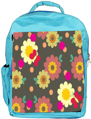 

Snoogg Eco Friendly Canvas Multicolor Pattern Designer Backpack Rucksack School Travel Unisex Casual Canvas Bag Bookbag Satchel 5 L Backpack(Blue)