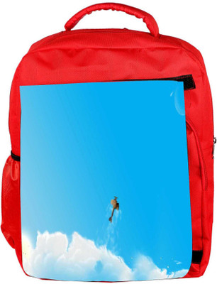 

Snoogg Eco Friendly Canvas Helicopter Designer Backpack Rucksack School Travel Unisex Casual Canvas Bag Bookbag Satchel 5 L Backpack(Red)