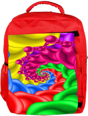 

Snoogg Eco Friendly Canvas Smoke Down 2429 Backpack Rucksack School Travel Unisex Casual Canvas Bag Bookbag Satchel 5 L Backpack(Red)