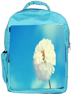 

Snoogg Eco Friendly Canvas Beautiful Flower Images Designer Backpack Rucksack School Travel Unisex Casual Canvas Bag Bookbag Satchel 5 L Backpack(Blue)