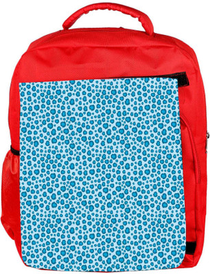

Snoogg Eco Friendly Canvas Abstract Mixed Blue Pattern Designer Backpack Rucksack School Travel Unisex Casual Canvas Bag Bookbag Satchel 5 L Backpack(Red)