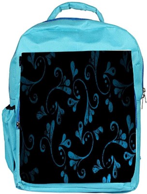 

Snoogg Eco Friendly Canvas Blue Abstract Design Designer Backpack Rucksack School Travel Unisex Casual Canvas Bag Bookbag Satchel 5 L Backpack(Blue)