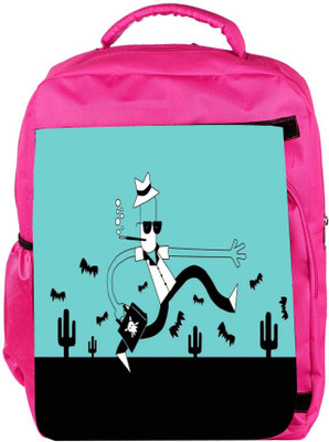 

Snoogg Eco Friendly Canvas City Life Hurdles 2472 Backpack Rucksack School Travel Unisex Casual Canvas Bag Bookbag Satchel 5 L Backpack(Pink)