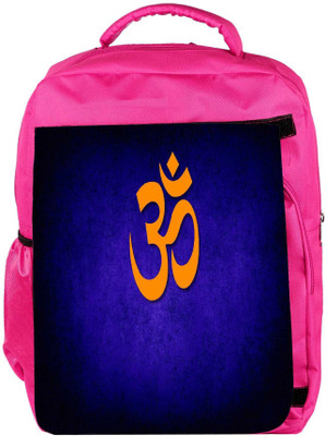 

Snoogg Eco Friendly Canvas Hindu Religion Designer Backpack Rucksack School Travel Unisex Casual Canvas Bag Bookbag Satchel 5 L Backpack(Pink)