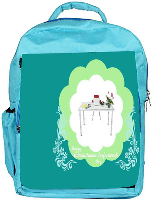 

Snoogg Eco Friendly Canvas Admin Professional Day Designer Backpack Rucksack School Travel Unisex Casual Canvas Bag Bookbag Satchel 5 L Backpack(Blue)