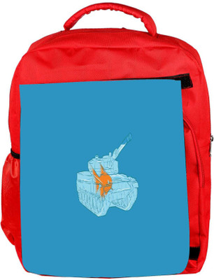 

Snoogg Eco Friendly Canvas Goldfish In A Tank Bowl Designer Backpack Rucksack School Travel Unisex Casual Canvas Bag Bookbag Satchel 5 L Backpack(Red)