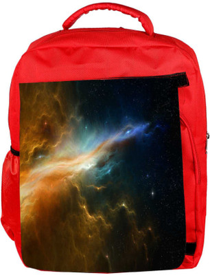 

Snoogg Eco Friendly Canvas Galaxy Designer Backpack Rucksack School Travel Unisex Casual Canvas Bag Bookbag Satchel 5 L Backpack(Red)