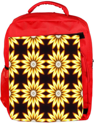

Snoogg Eco Friendly Canvas Yellow Sunflower Designer Backpack Rucksack School Travel Unisex Casual Canvas Bag Bookbag Satchel 5 L Backpack(Red)