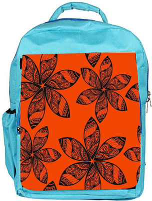

Snoogg Eco Friendly Canvas Seamless Texture With Flowers And Butterflies Endless Floral Pattern Backpack Rucksack School Travel Unisex Casual Canvas Bag Bookbag Satchel 5 L Backpack(Blue)